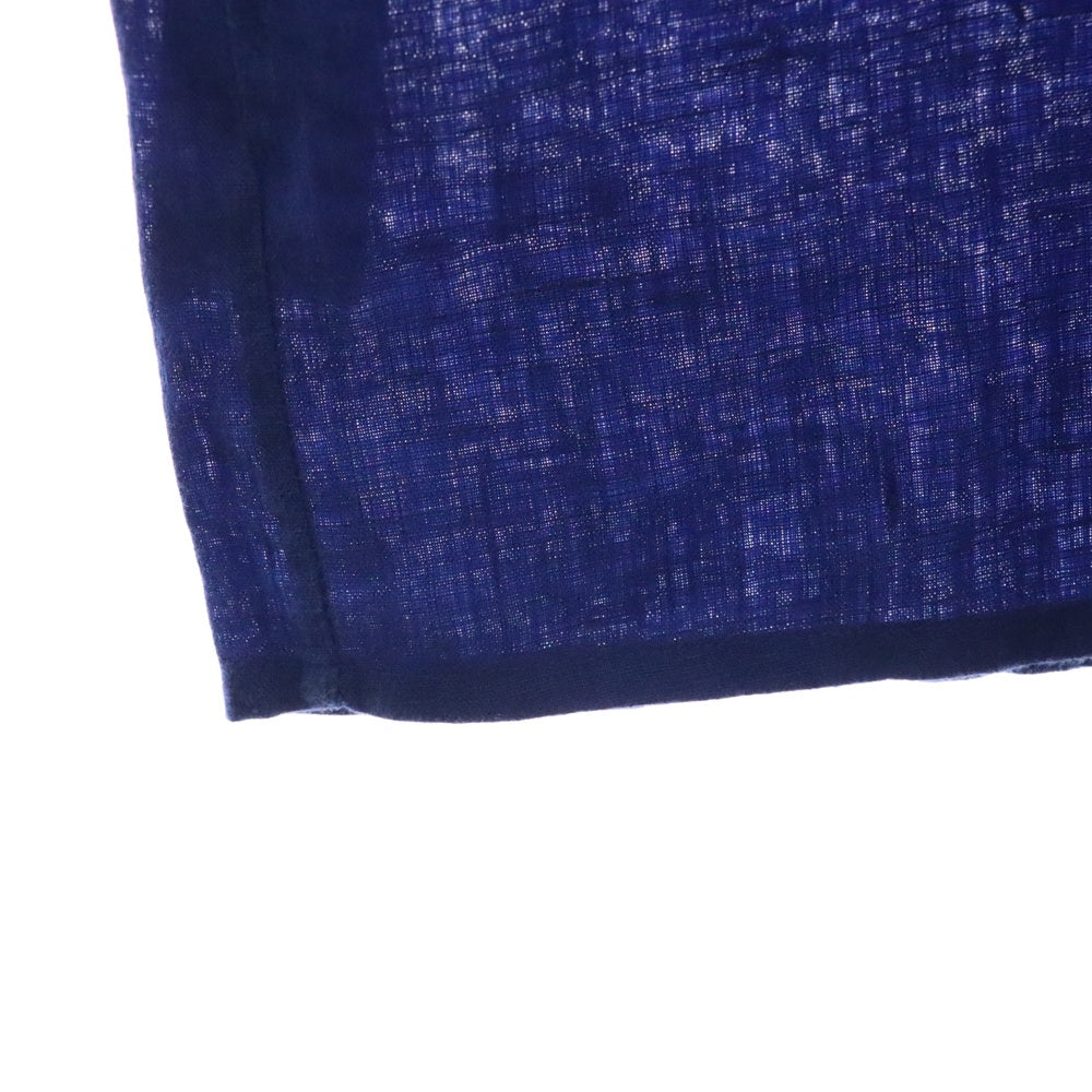 NO BRAND(ノーブランド) COMPTOIR DES COTONNIERS メッシュ切り替え ワンピース ブルー レディース