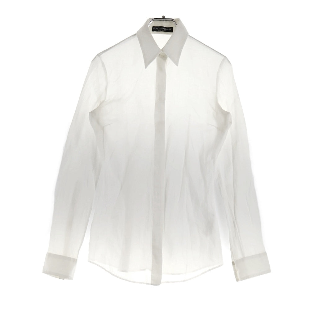 DOLCE & GABBANA(ドルチェアンドガッバーナ) 03SS 長袖シャツ ホワイト レディース