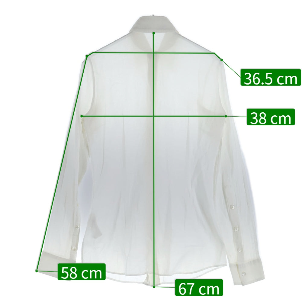 DOLCE & GABBANA(ドルチェアンドガッバーナ) 03SS 長袖シャツ ホワイト レディース