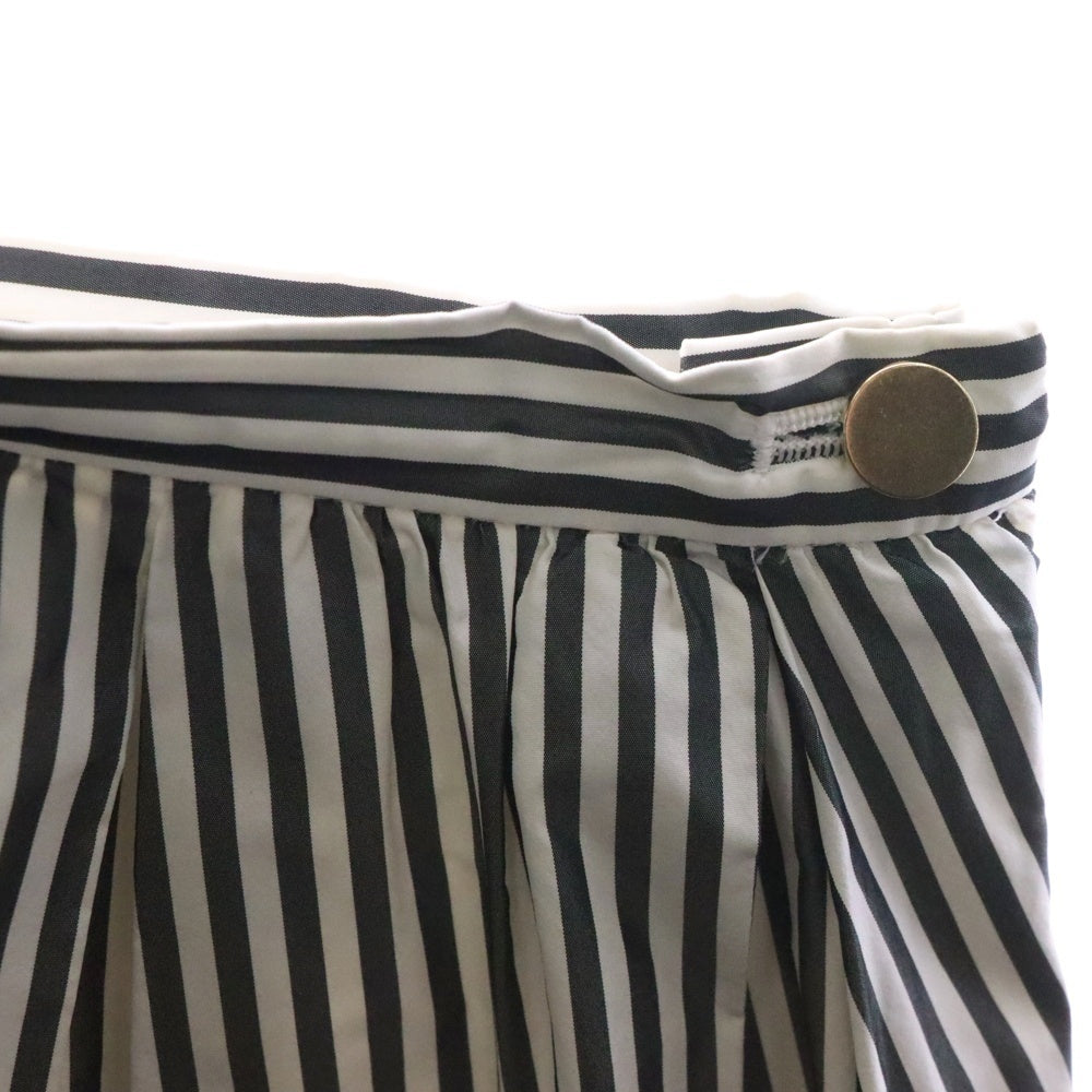 SHIPS(シップス) ボーダー スカート レディース ホワイト/ブラック