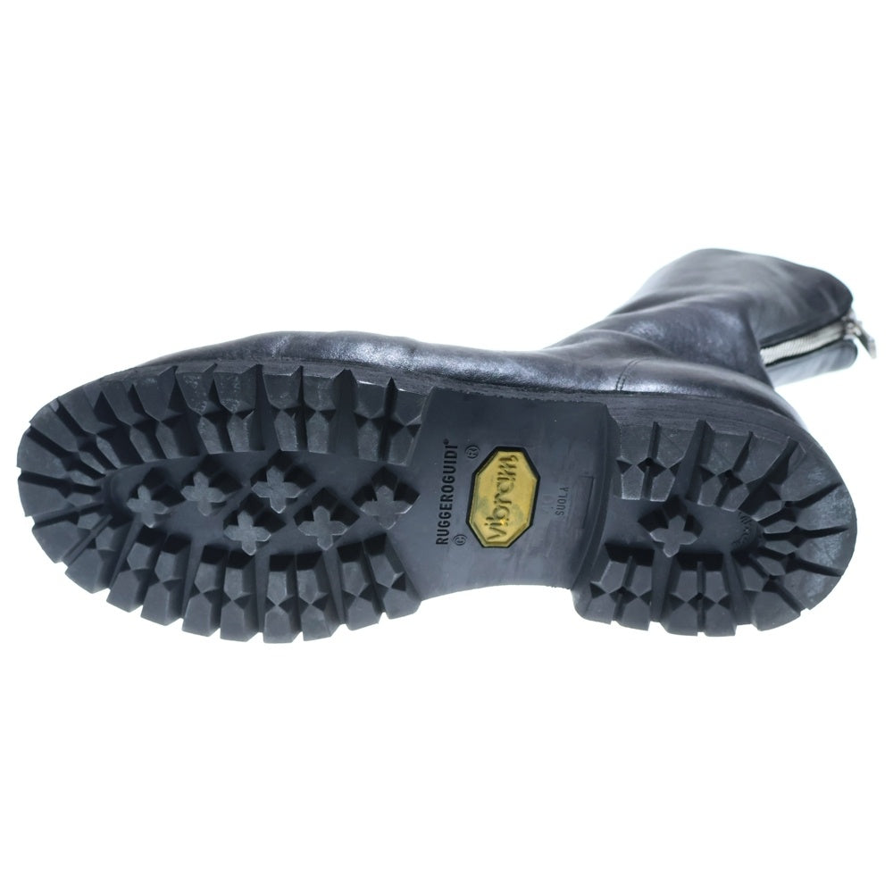 GUIDI(グイディ) Back Zip High Boots Horse Full Grain バックジップ ハイブーツ ブラック