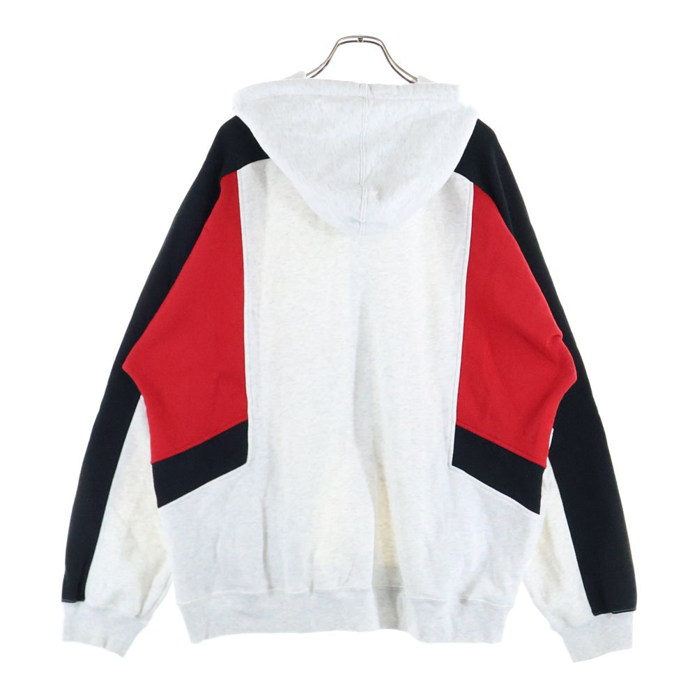 SUPREME(シュプリーム) 20SS Color Brocked Zip Up Hooded Sweatshirt カラー ブロックド ジップアップ パーカー グレー