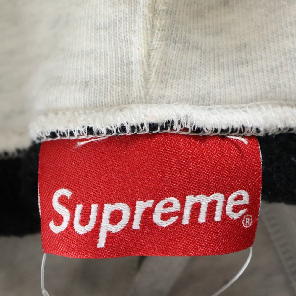SUPREME(シュプリーム) 20SS Color Brocked Zip Up Hooded Sweatshirt カラー ブロックド ジップアップ パーカー グレー