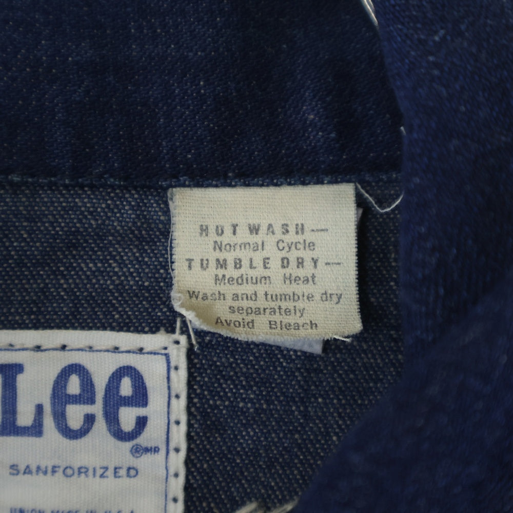 LEE(リー) 70s 91-J カバーオール デニムシャツ インディゴ