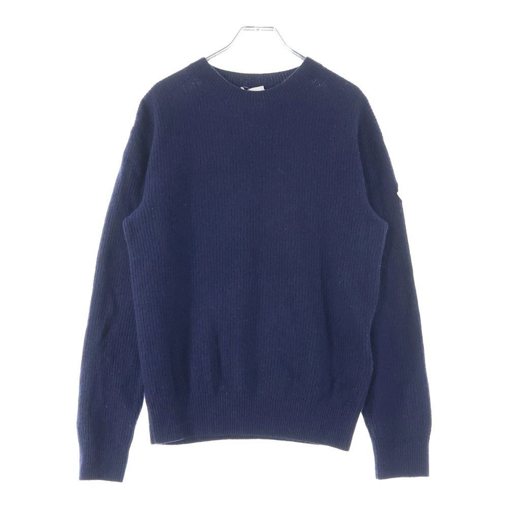 モンクレールセーター MONCLER(モンクレール) ロゴワッペン付き カシミヤ混 ニット