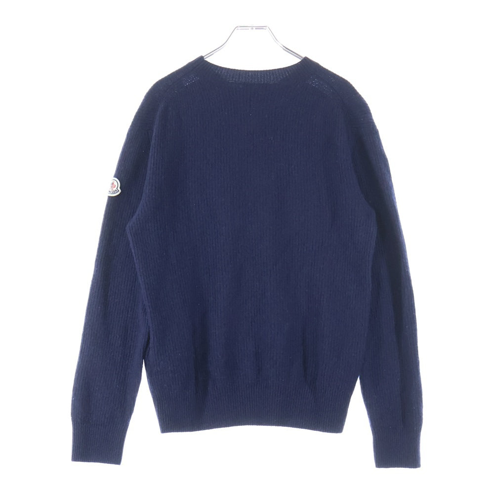 MONCLER(モンクレール) ロゴワッペン付き カシミヤ混 ニットセーター H20919C00030