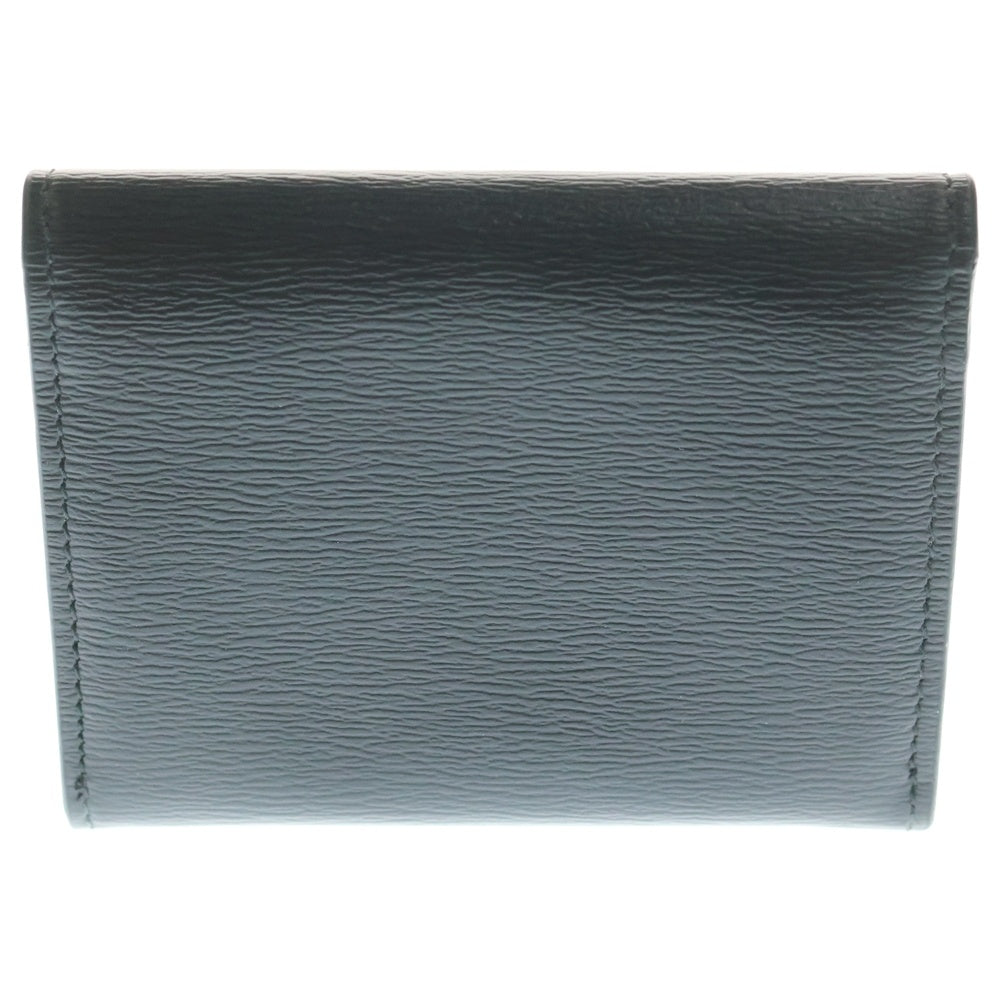 Dior HOMME(ディオールオム) BEEモチーフ 二つ折りカードケース レザー ブラック