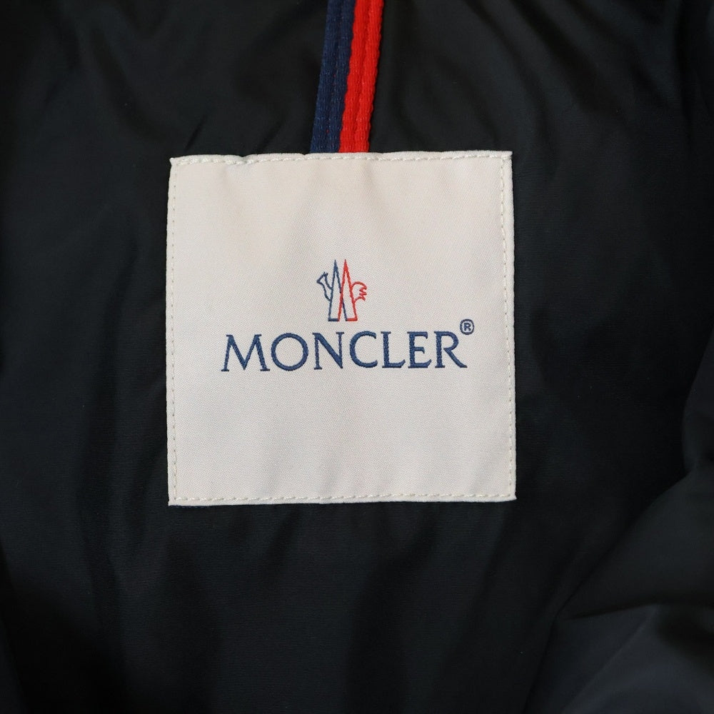 MONCLER(モンクレール) CLUNY クリュニー ファー付き ジップアップダウンジャケット ブラック