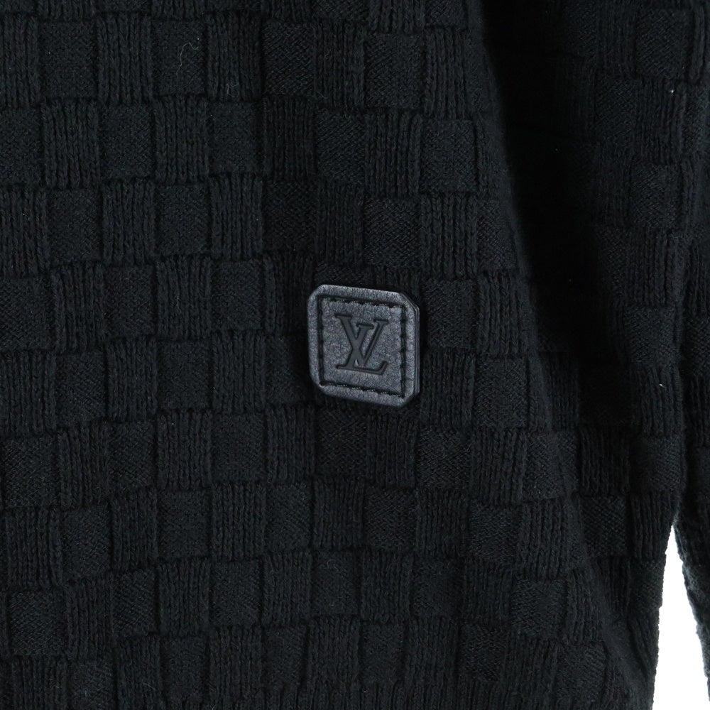 LOUIS VUITTON(ルイヴィトン) ダミエ ジップアップカーディガン ブラック HBN46WF99