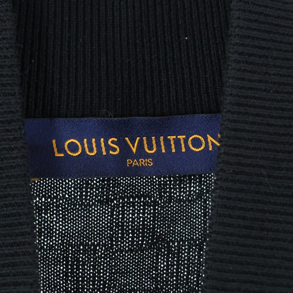 LOUIS VUITTON(ルイヴィトン) ダミエ ジップアップカーディガン ブラック HBN46WF99