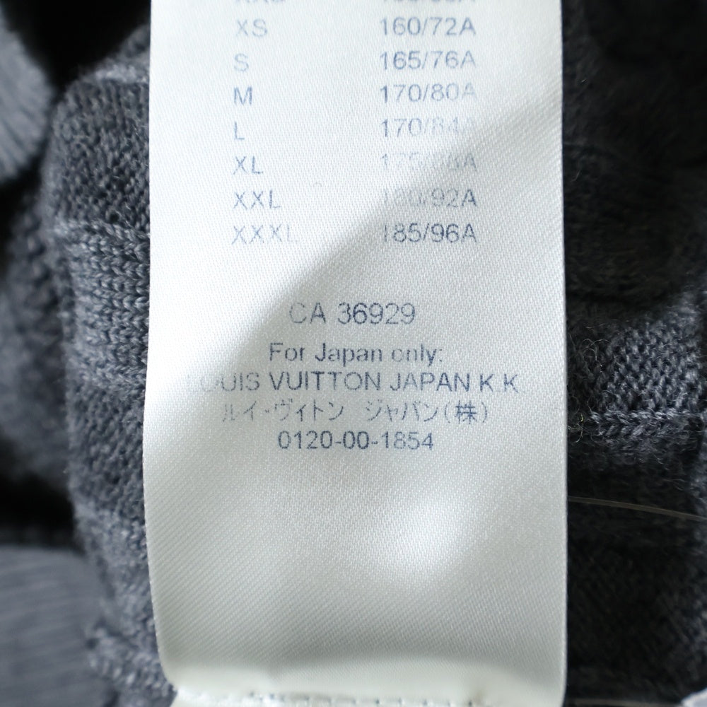 LOUIS VUITTON(ルイヴィトン) ダミエ ジップアップカーディガン グレー VOR HJN41W