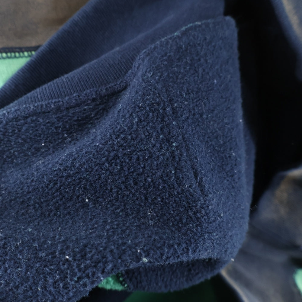 SUPREME(シュプリーム) 20AW Patchwork Hooded Sweatshirt パッチワーク フロントロゴ フーディプルオーバーパーカー ブラック/グリーン