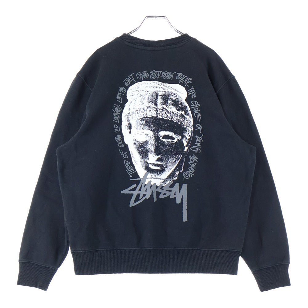 STUSSY(ステューシー) YOUNG MODERNS CREW バックプリント クルーネックスウェットシャツ トレーナー