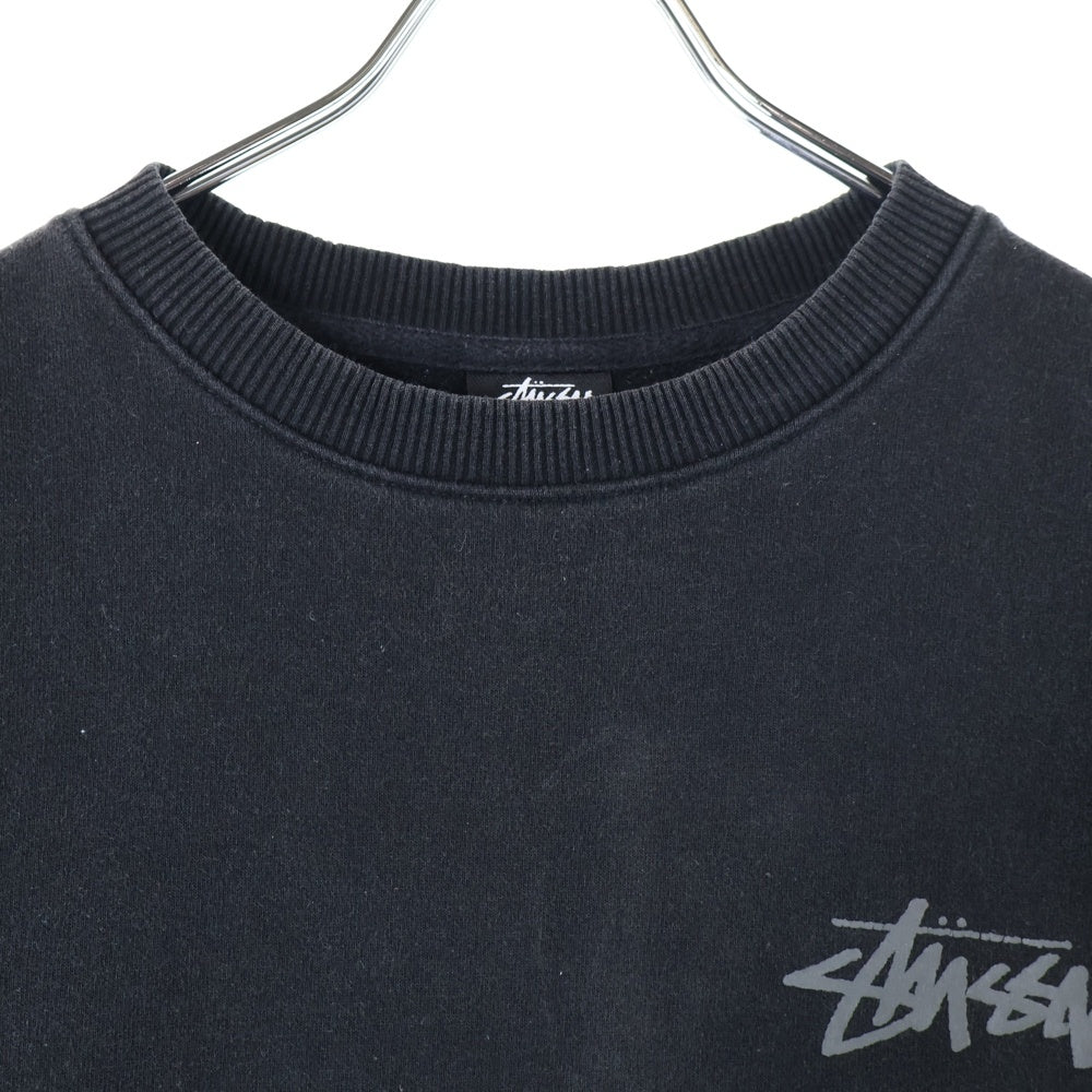 STUSSY(ステューシー) YOUNG MODERNS CREW バックプリント クルーネックスウェットシャツ トレーナー