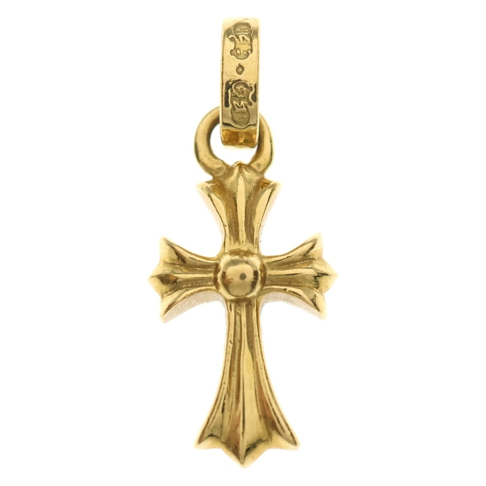 CHROME HEARTS(クロムハーツ) 22K CRS BBYFAT P/DIA ベイビーファットクロス PAVEダイヤ ペンダントトップ ゴールド BCA035