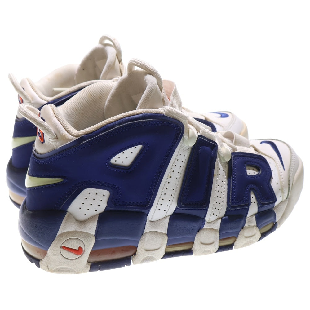 NIKE(ナイキ) AIR MORE UPTEMPO 96 921948-101 エアモアアップテンポ ハイカットスニーカー ホワイト/ブルー US6/24cm