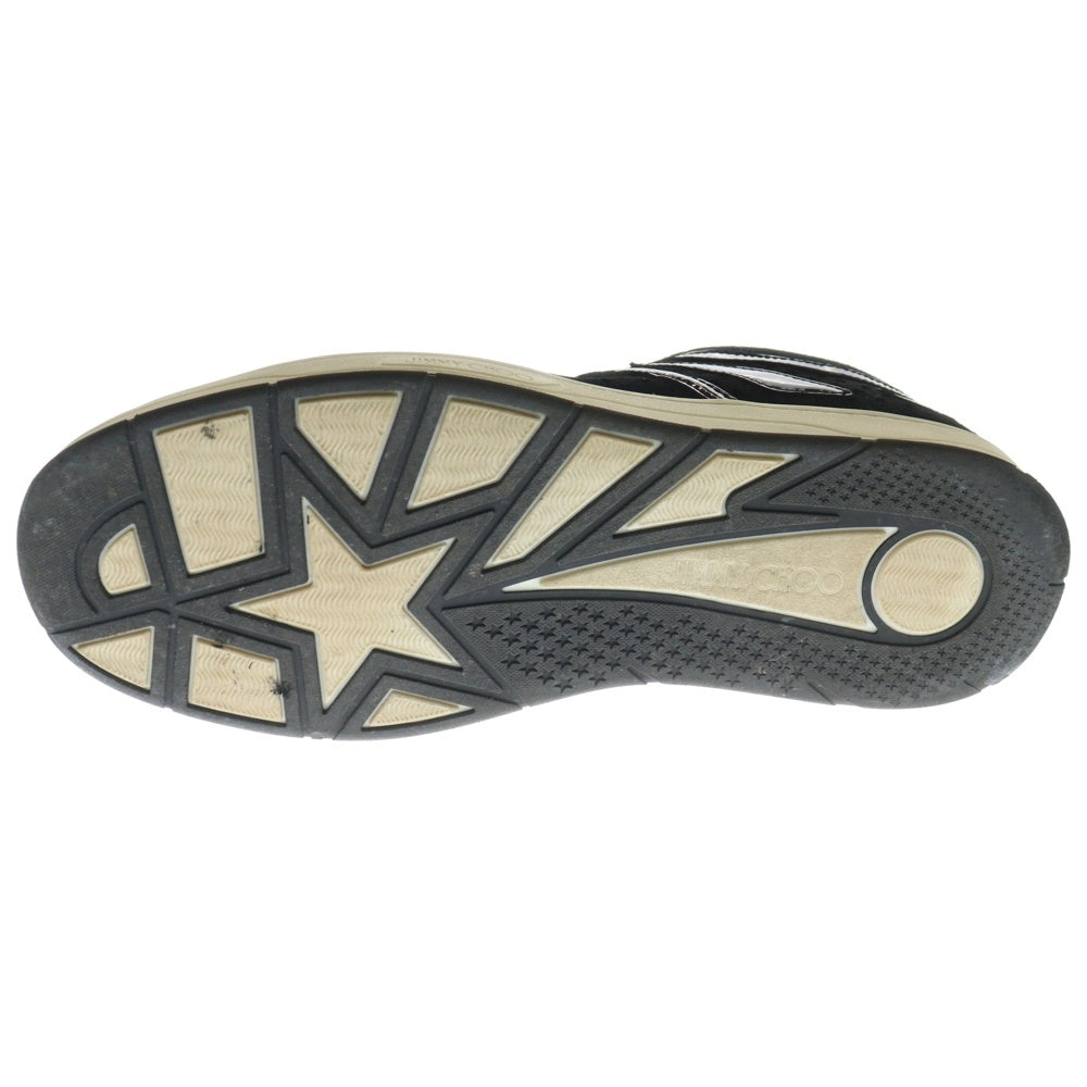 JIMMY CHOO(ジミーチュウ) スターデザイン ローカットスニーカー ブラック