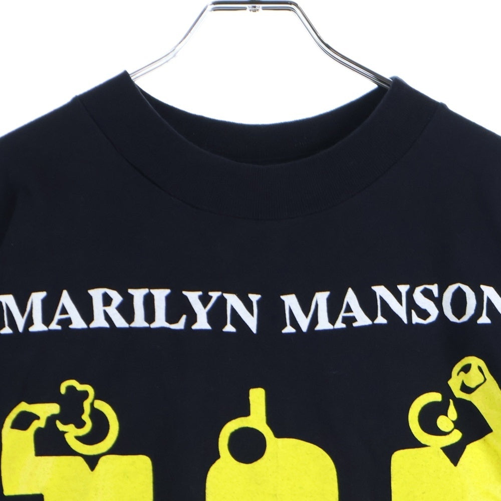 VINTAGE(ヴィンテージ) 90s MARILYN MANSON 1996 SUICIDE YOU MIGHT AS WELL KILL YOURSELF YOU'RE ALREADY DEAD TEE マリリンマンソン 両面プリント半袖Tシャツ カットソー ブラック