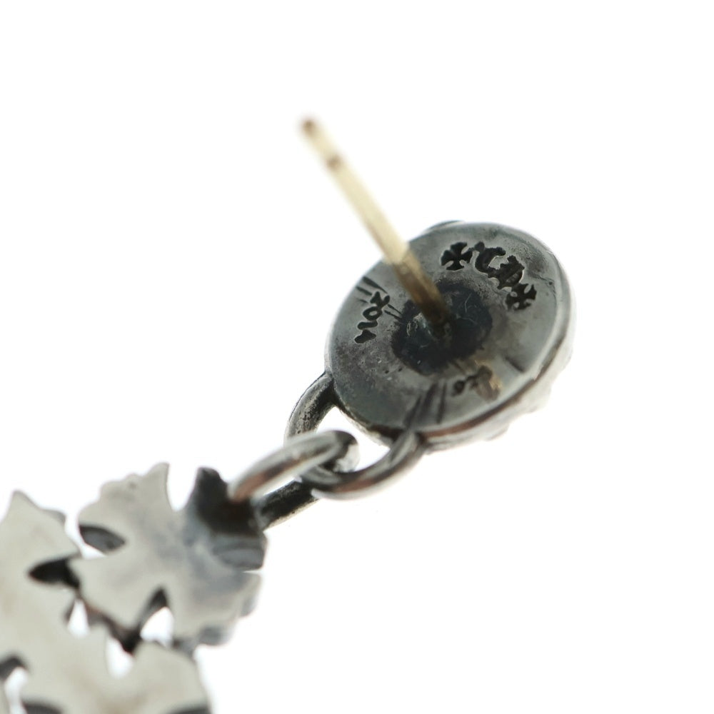 CHROME HEARTS(クロムハーツ) DRP CHN MAIL PLS ドロップ チェーンメイルプラス ピアス シルバー