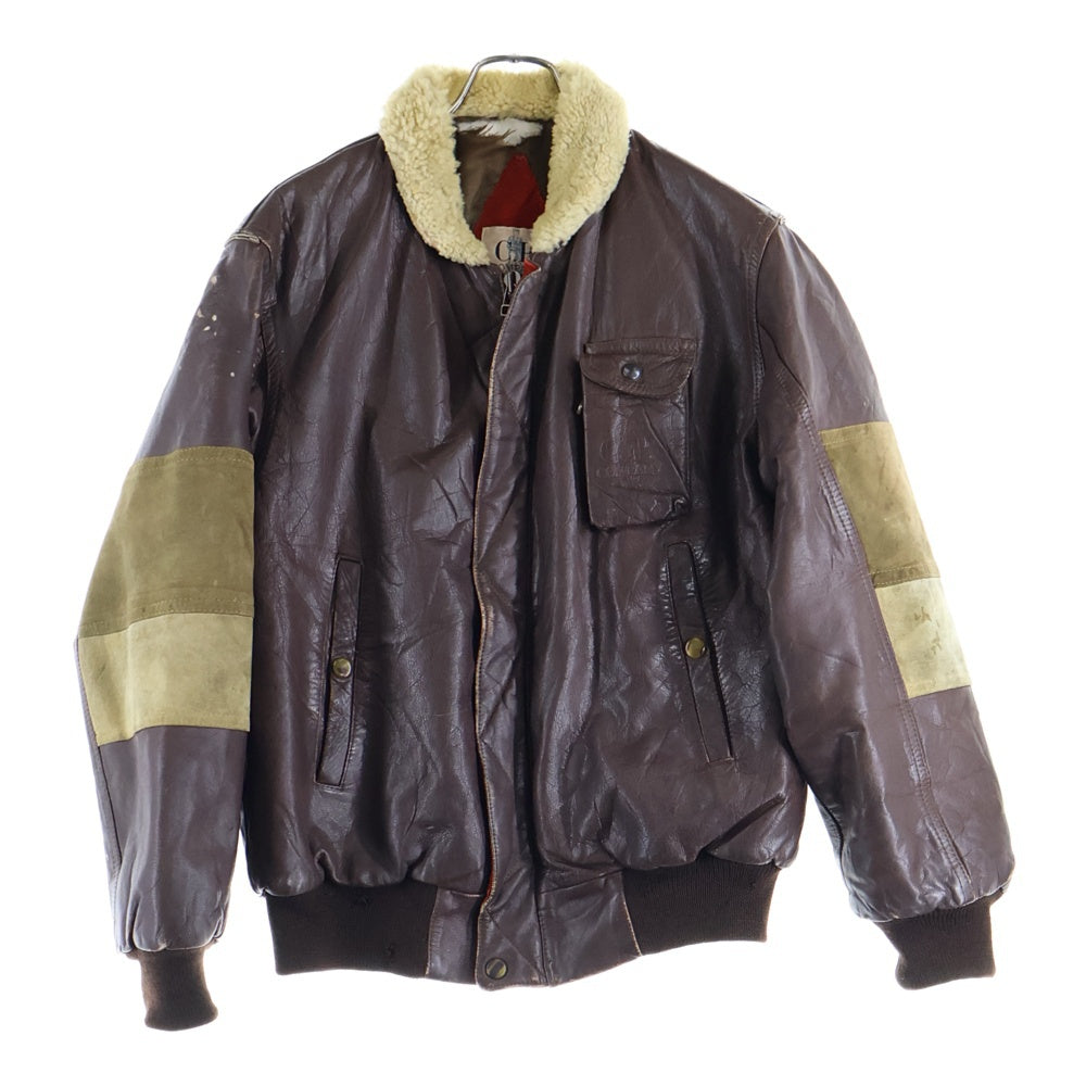C.P. Company(シーピーカンパニー) 80s VINTAGE DUTCH POLICE FLIGHT JACKET ダッチポリス フライトジャケット ブラウン