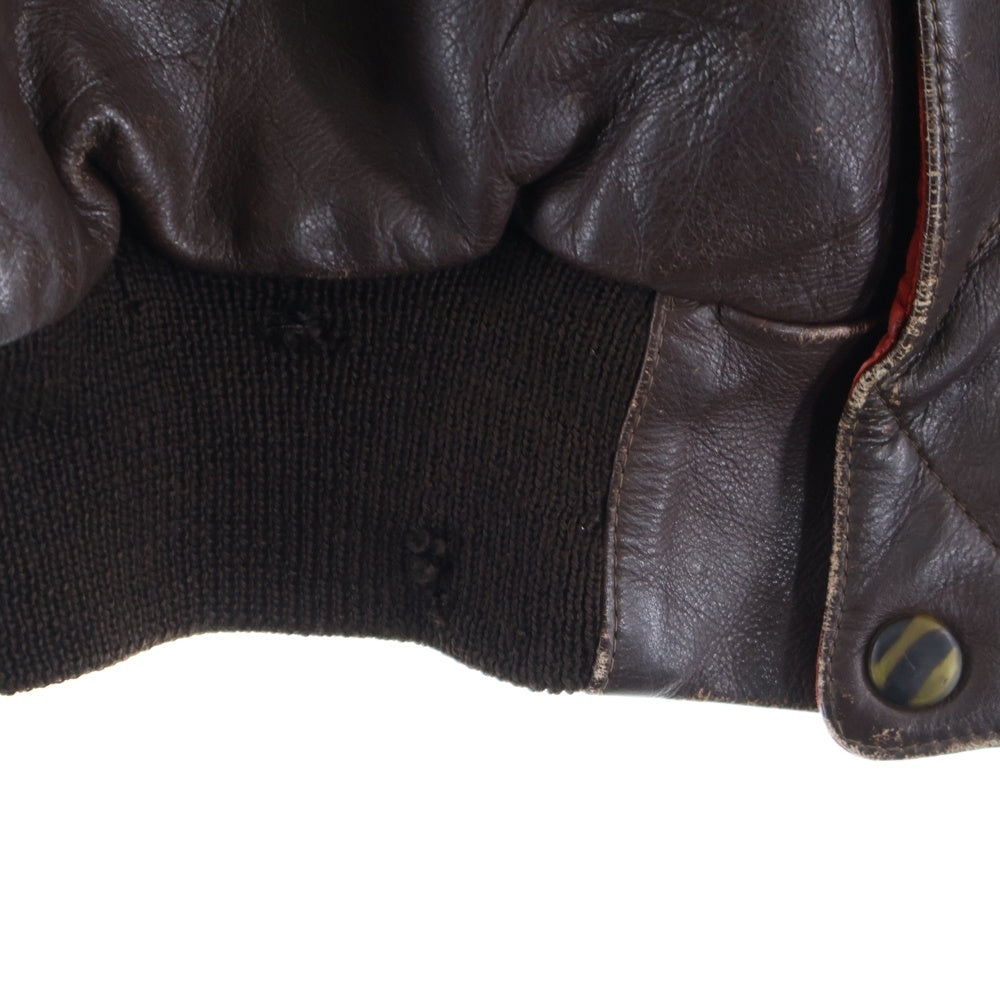 C.P. Company(シーピーカンパニー) 80s VINTAGE DUTCH POLICE FLIGHT JACKET ダッチポリス フライトジャケット ブラウン