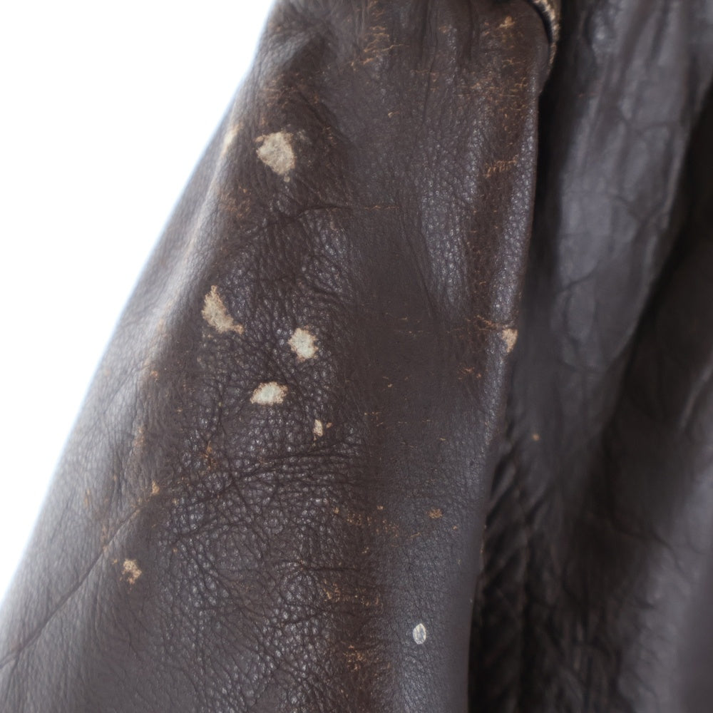 C.P. Company(シーピーカンパニー) 80s VINTAGE DUTCH POLICE FLIGHT JACKET ダッチポリス フライトジャケット ブラウン