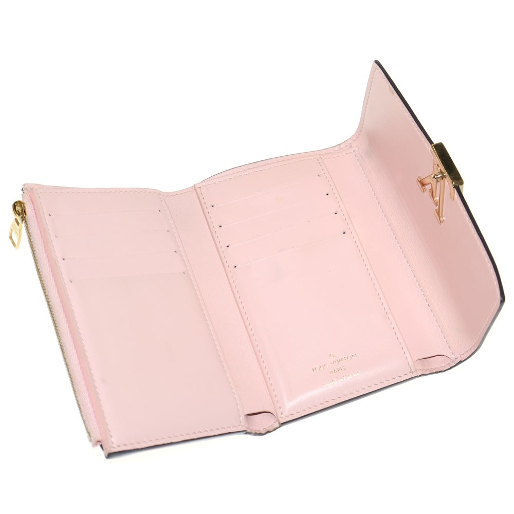 LOUIS VUITTON(ルイヴィトン) ポルトフォイユ カプシーヌ コンパクトウォレット トリヨンレザー 二つ折り財布 M62159 ピンク