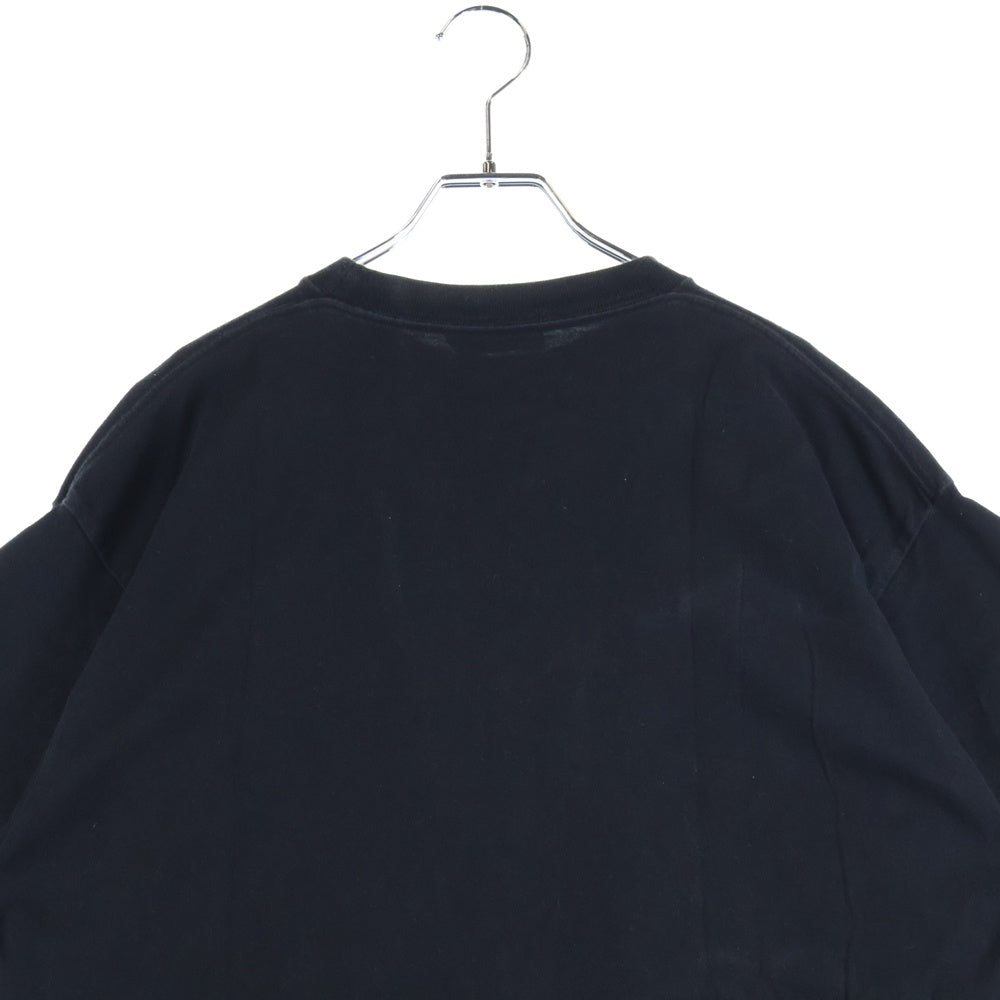 BALENCIAGA(バレンシアガ) 20SS GYM WEAR ジム ウェアー ロゴプリント クルーネック 半袖Tシャツ カットソー ブラック HT87 620969 TIVD5 100