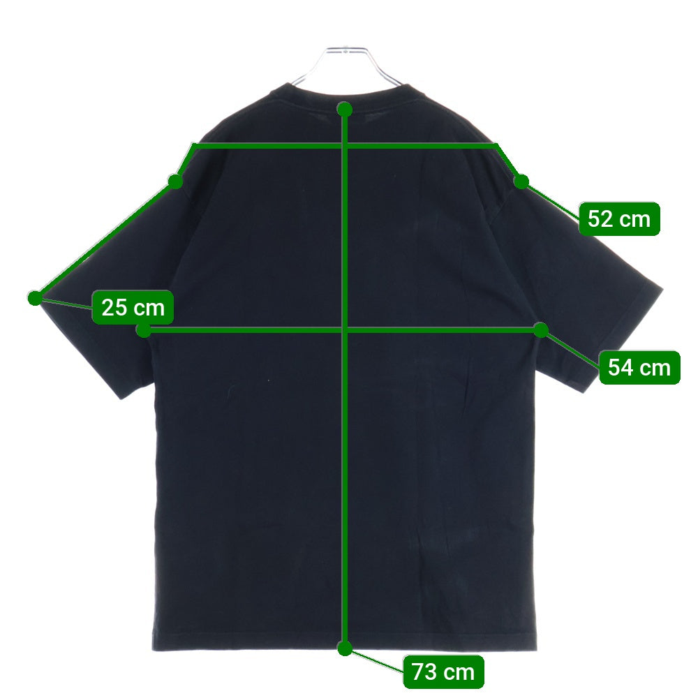 BALENCIAGA(バレンシアガ) 20SS GYM WEAR ジム ウェアー ロゴプリント クルーネック 半袖Tシャツ カットソー ブラック HT87 620969 TIVD5 100