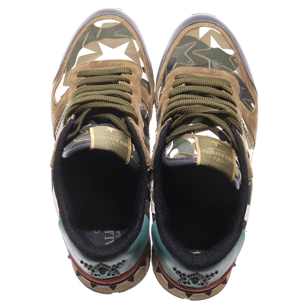 VALENTINO(ヴァレンティノ) ロックランナー スタッズ付き ローカットスニーカー 41 TM723Y2