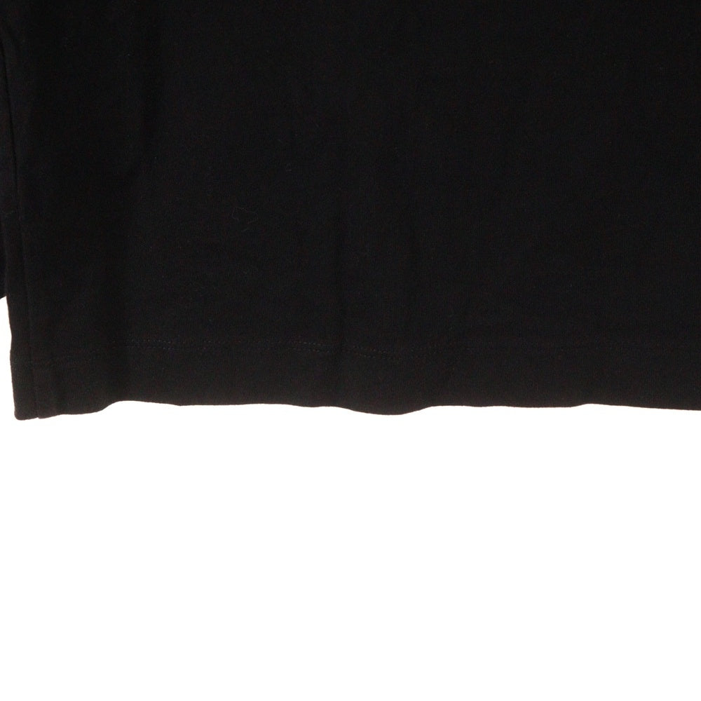 ESSENTIALS FEAR OF GOD(エッセンシャル フィアオブゴッド) ラバーロゴ モックネック ロンスリーブTシャツブラック