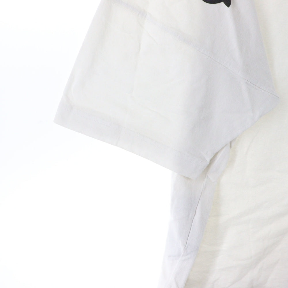 Palm Angels(パームエンジェルス) CLASSIC LOGO バックロゴプリント クルーネック半袖Tシャツ ホワイト PMAA002C99JER006