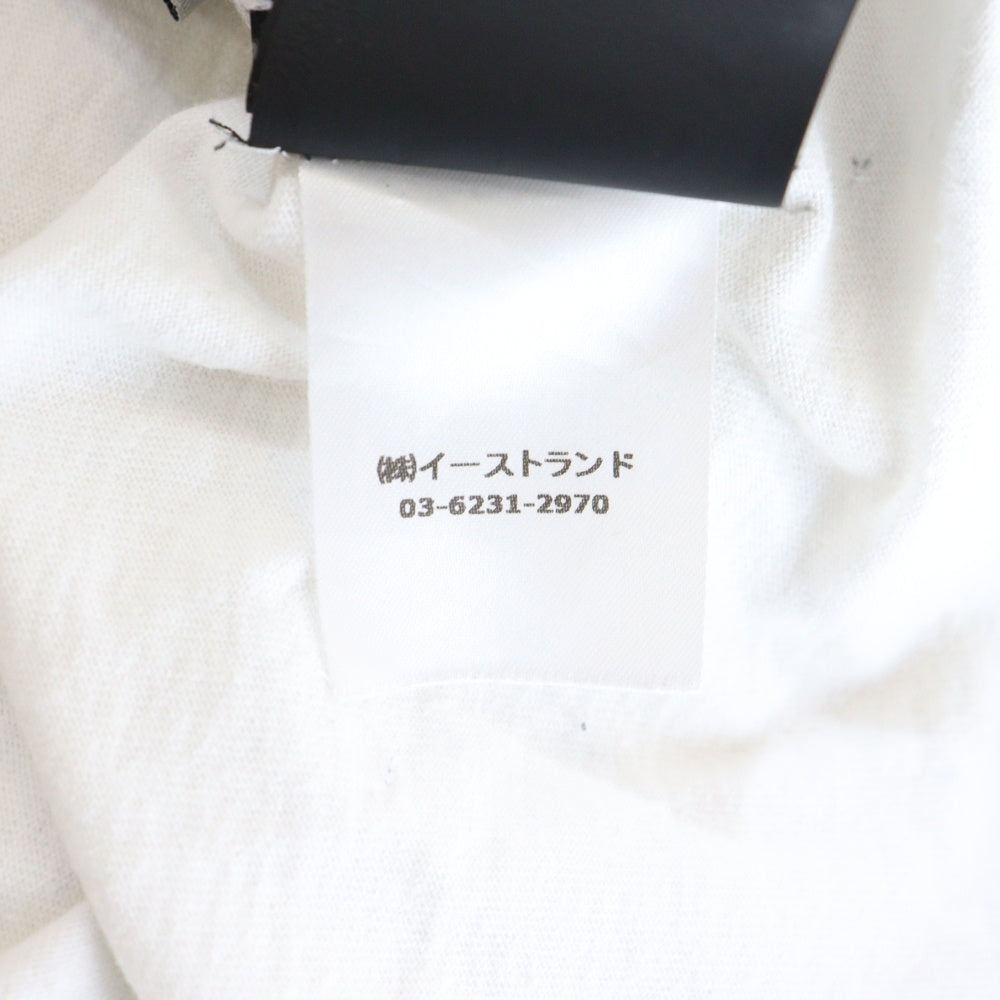 Palm Angels(パームエンジェルス) CLASSIC LOGO バックロゴプリント クルーネック半袖Tシャツ ホワイト PMAA002C99JER006