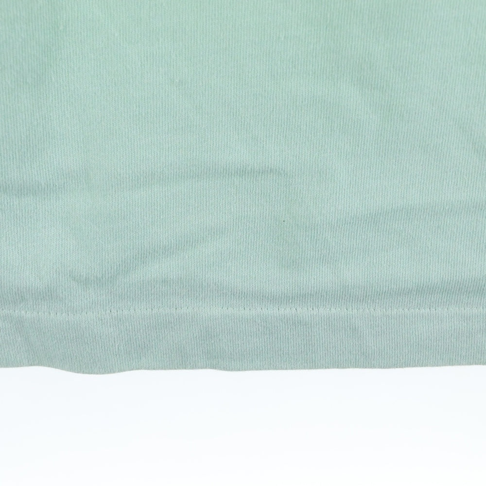 Dior HOMME(ディオールオム) × STONE ISLAND 24AW ロゴ刺繍 クルーネック半袖Tシャツ 493J638A0554 グリーン