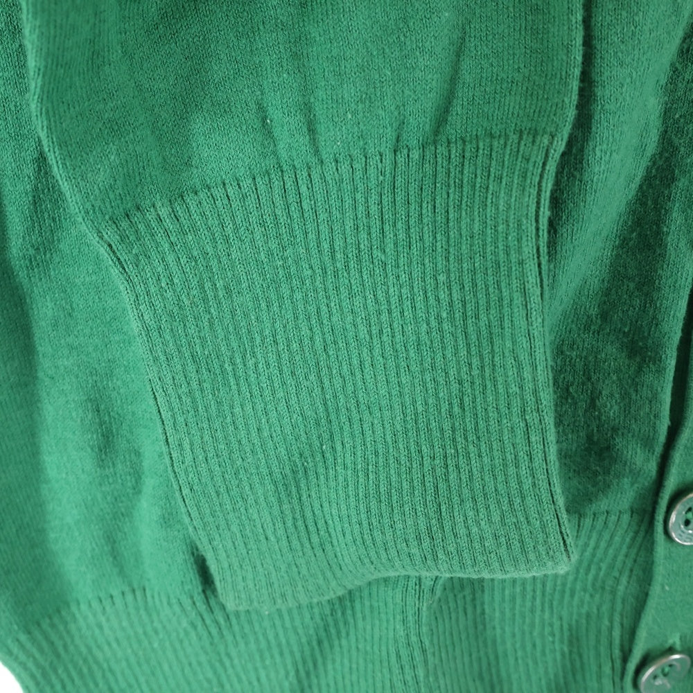 DIESEL(ディーゼル) ロゴ刺繍 コットンカーディガン グリーン