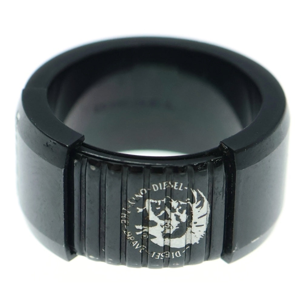 DIESEL(ディーゼル) スライドロゴ リング ブラック