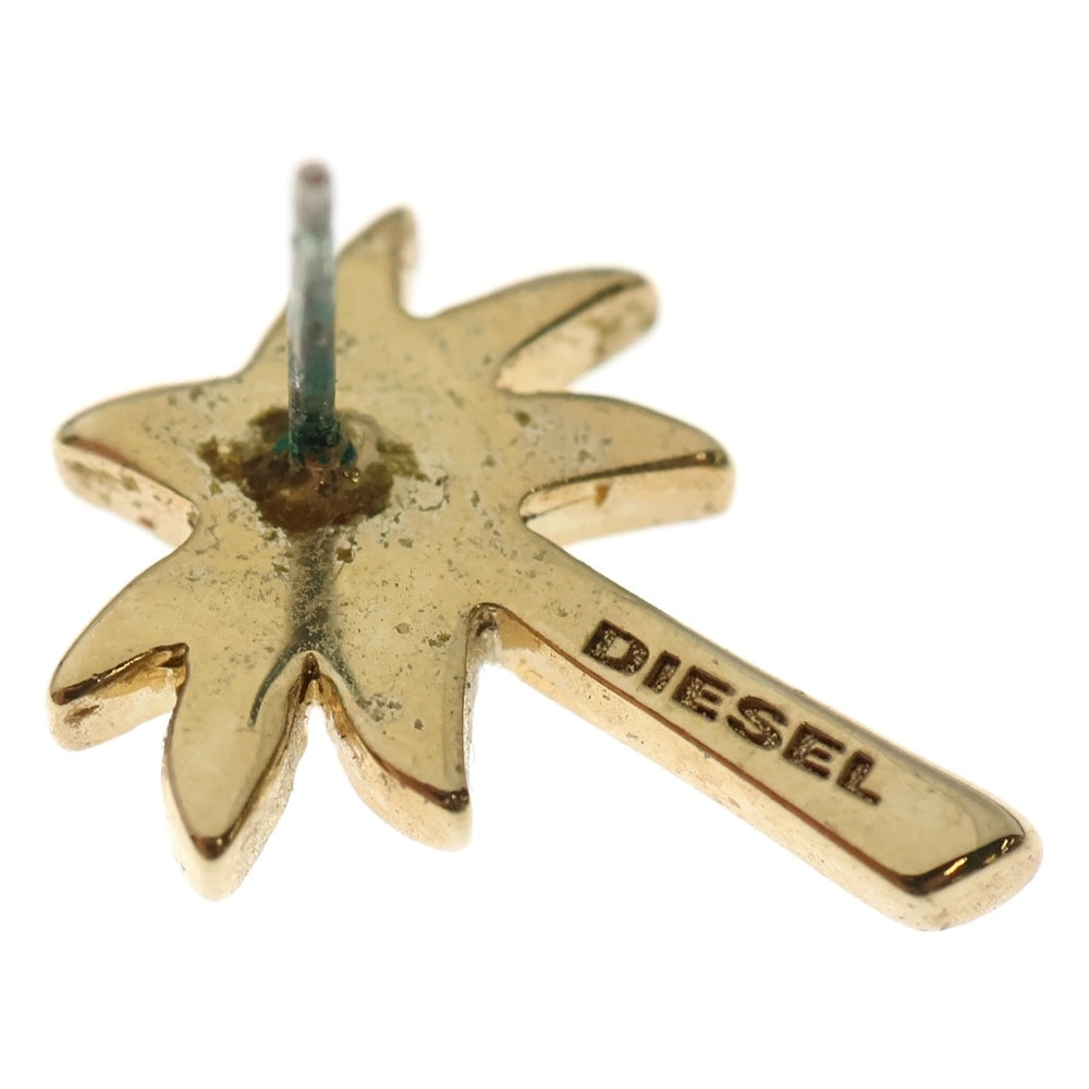 DIESEL(ディーゼル) ヤシの木 ピアス ゴールド