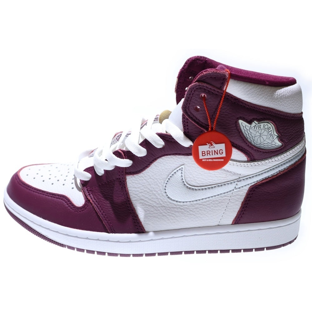 NIKE(ナイキ) AIR JORDAN 1 RETRO HIGH OG Bordeaux 555088-611 エアジョーダン1 レトロ ボルドー ハイカットスニーカー ボルドー/ホワイト US10.5/28.5cm