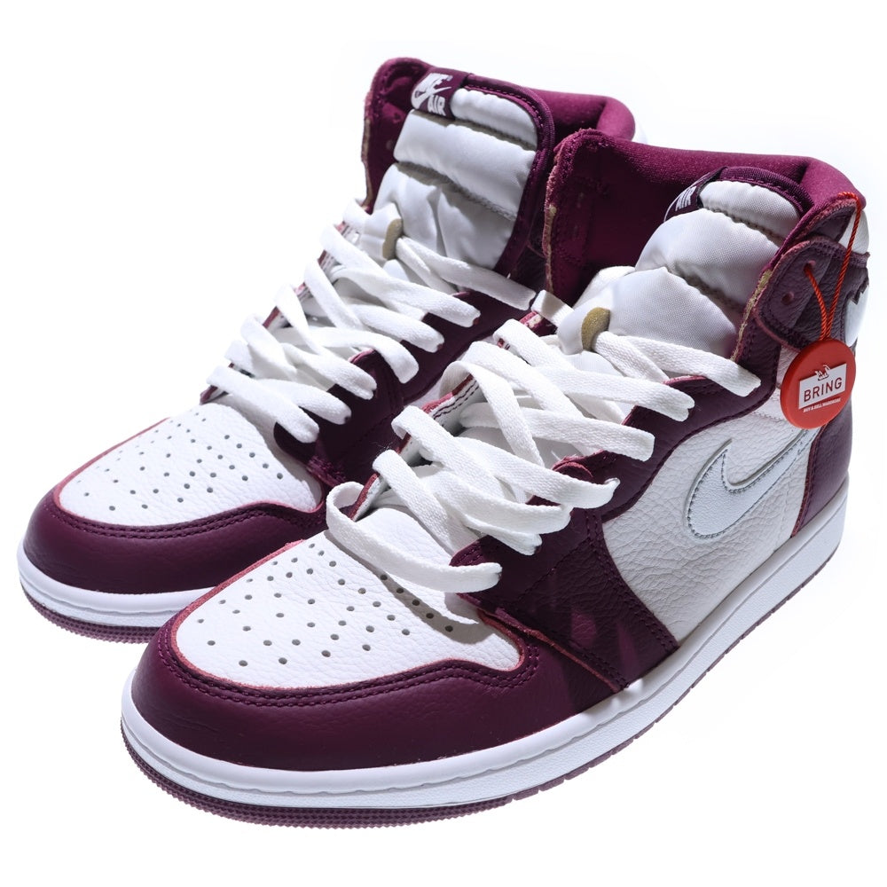 NIKE(ナイキ) AIR JORDAN 1 RETRO HIGH OG Bordeaux 555088-611 エアジョーダン1 レトロ ボルドー ハイカットスニーカー ボルドー/ホワイト US10.5/28.5cm