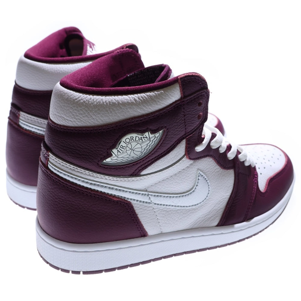 NIKE(ナイキ) AIR JORDAN 1 RETRO HIGH OG Bordeaux 555088-611 エアジョーダン1 レトロ ボルドー ハイカットスニーカー ボルドー/ホワイト US10.5/28.5cm