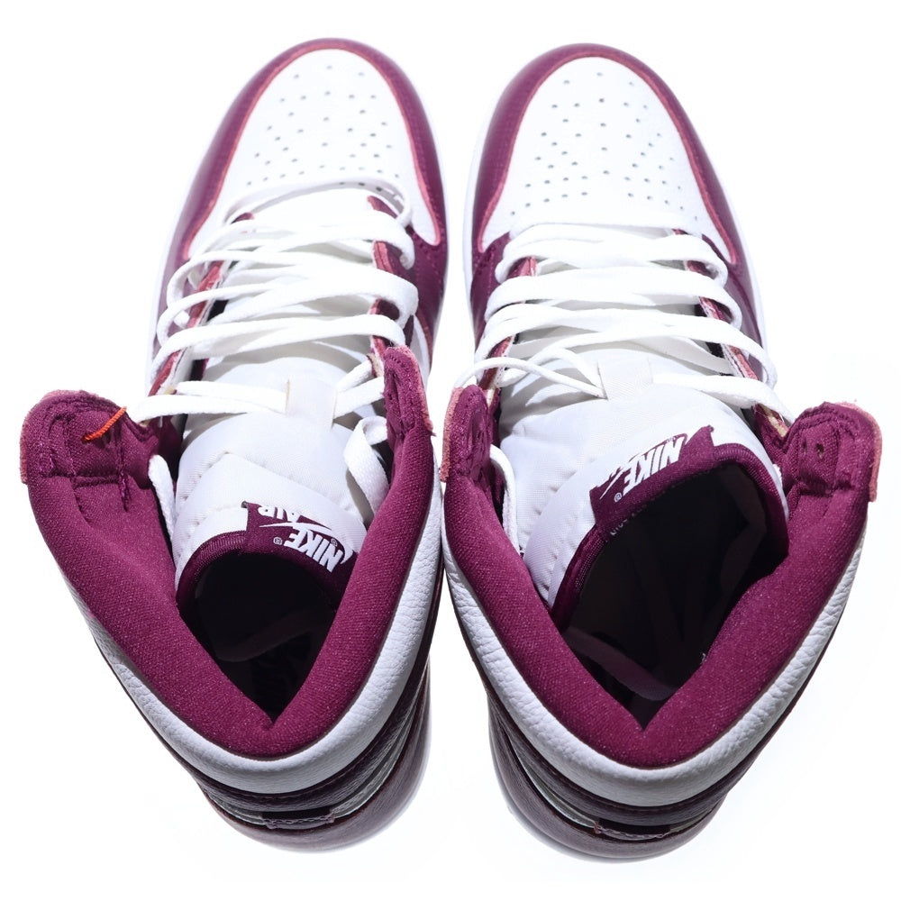 NIKE(ナイキ) AIR JORDAN 1 RETRO HIGH OG Bordeaux 555088-611 エアジョーダン1 レトロ ボルドー ハイカットスニーカー ボルドー/ホワイト US10.5/28.5cm