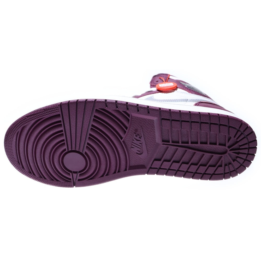 NIKE(ナイキ) AIR JORDAN 1 RETRO HIGH OG Bordeaux 555088-611 エアジョーダン1 レトロ ボルドー ハイカットスニーカー ボルドー/ホワイト US10.5/28.5cm