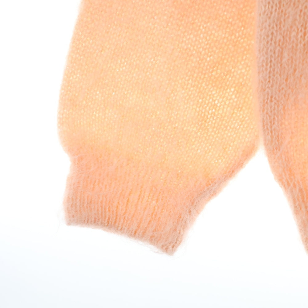 AURALEE(オーラリー) モヘヤ クルーネック ニットセーター ピンク A24AP05KM