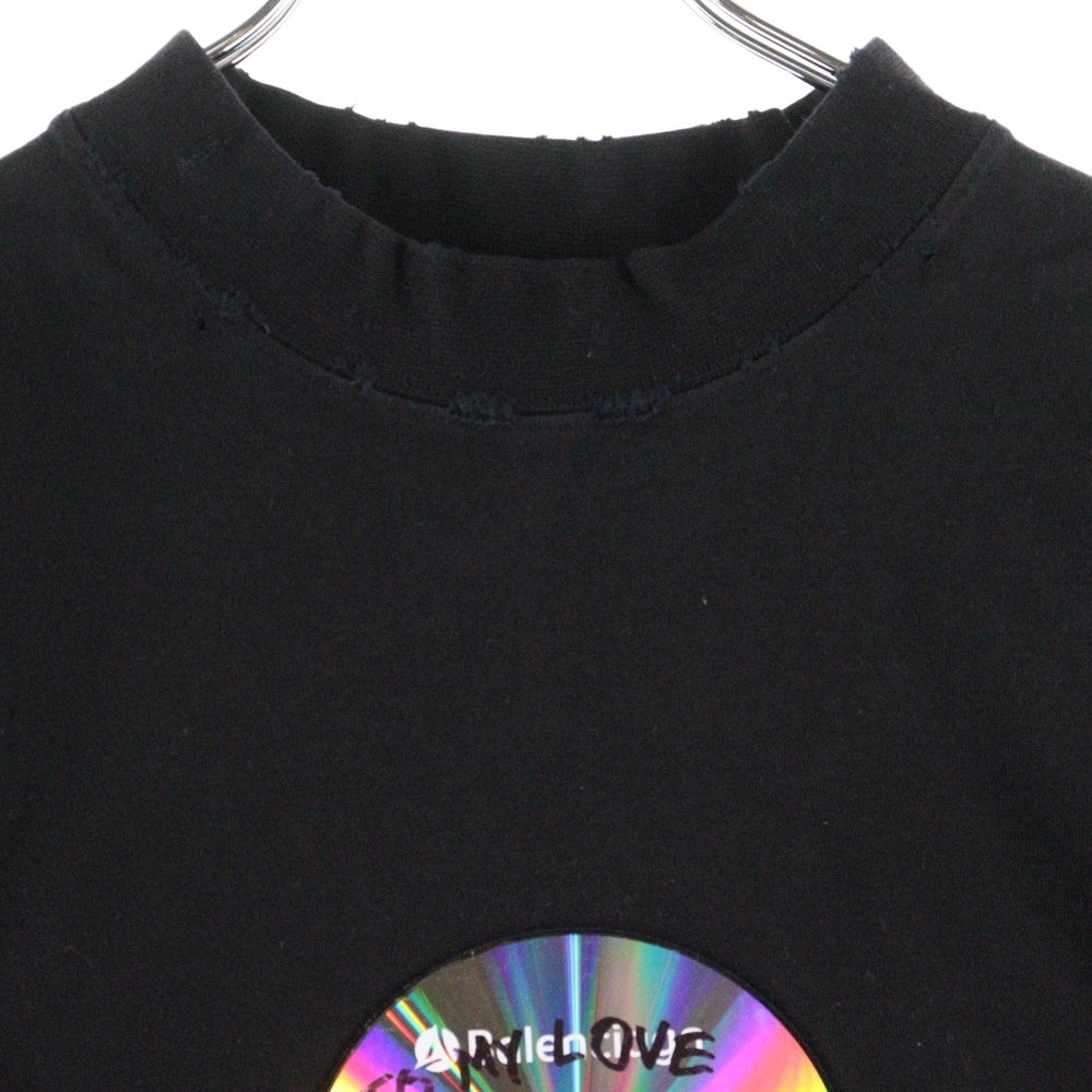 BALENCIAGA(バレンシアガ) TO MY LOVE HAPPY VALENTINE TEE トゥマイラブ ハッピーバレンタイン CD 半袖Tシャツ ブラック 764235 TQVE4