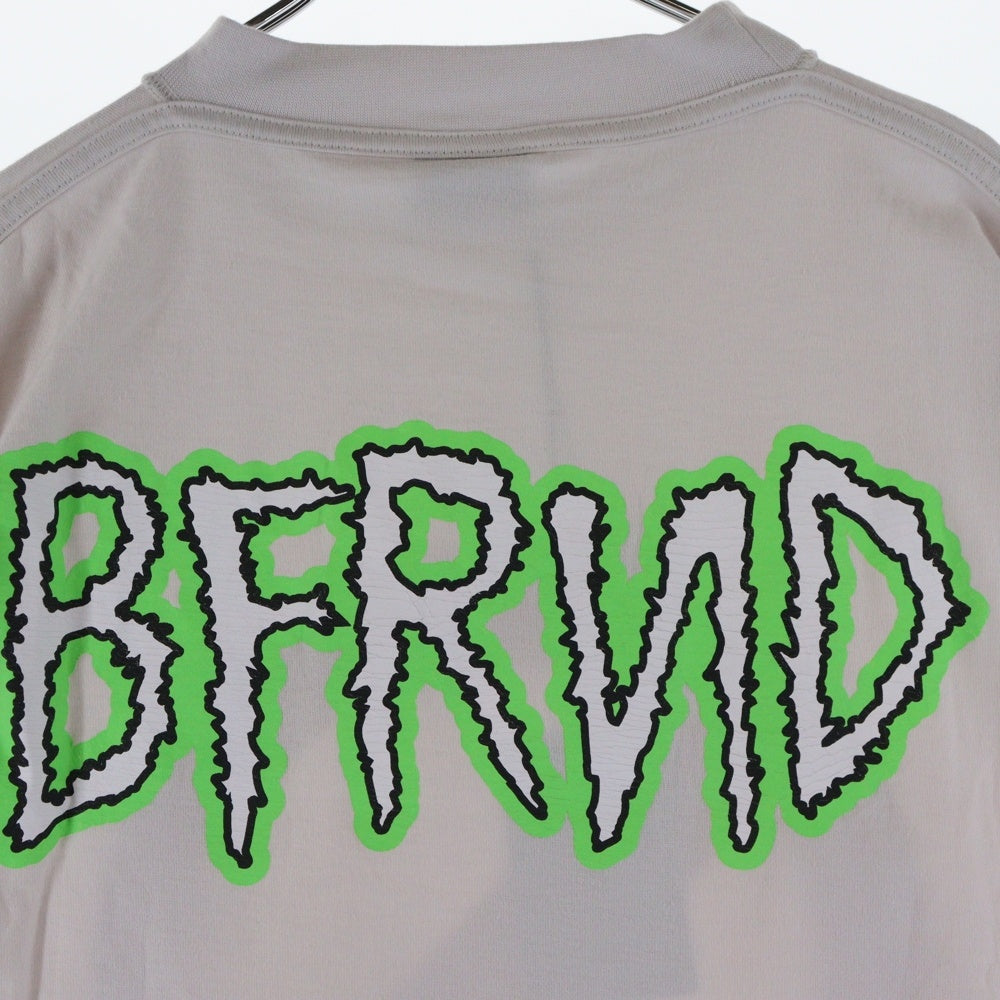 BALENCIAGA(バレンシアガ) ×BFRND T-Shirt ロゴプリント ネックホルダー付き クルーネック半袖Tシャツ ホワイト 787358 TQVG8