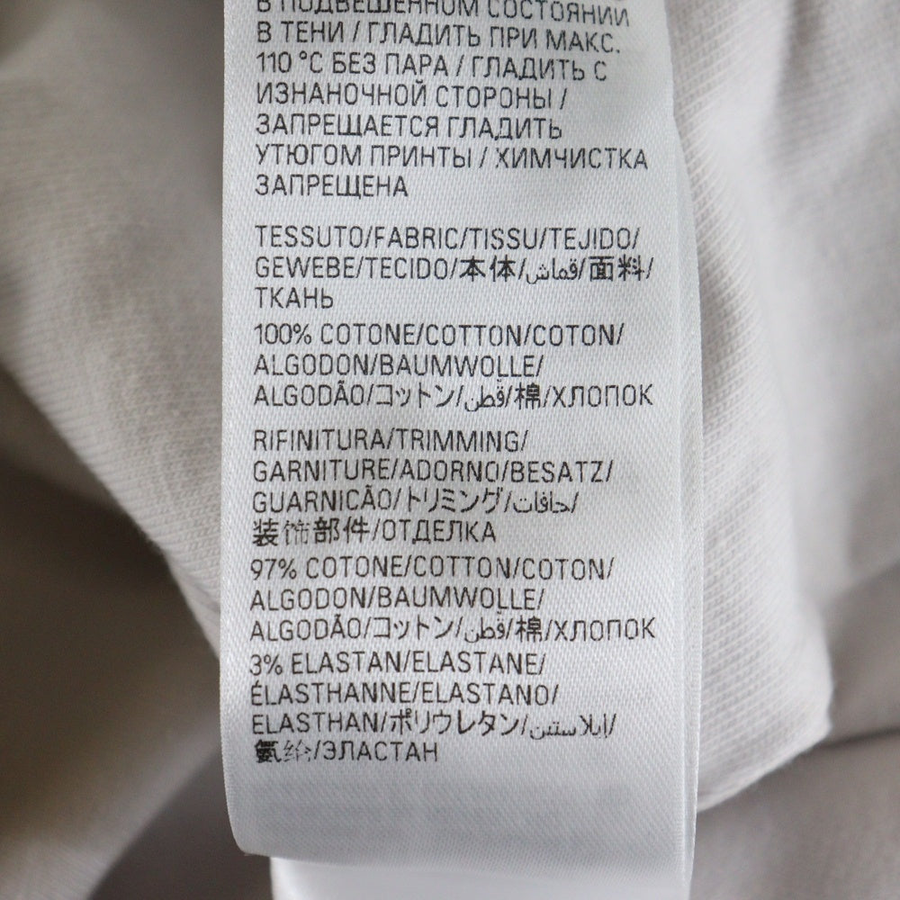 BALENCIAGA(バレンシアガ) ×BFRND T-Shirt ロゴプリント ネックホルダー付き クルーネック半袖Tシャツ ホワイト 787358 TQVG8