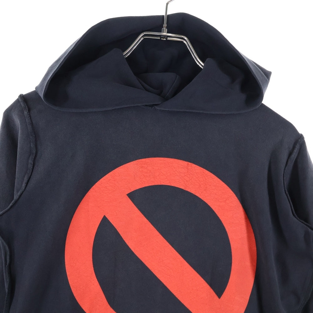 BALENCIAGA(バレンシアガ) ×BFRND Long-Sleeve Hooded T-Shirt ロゴプリント ネックホルダー付き ロングスリーブフーデッドTシャツ ブラック 787350 TQVG9