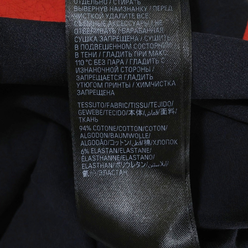 BALENCIAGA(バレンシアガ) ×BFRND Long-Sleeve Hooded T-Shirt ロゴプリント ネックホルダー付き ロングスリーブフーデッドTシャツ ブラック 787350 TQVG9