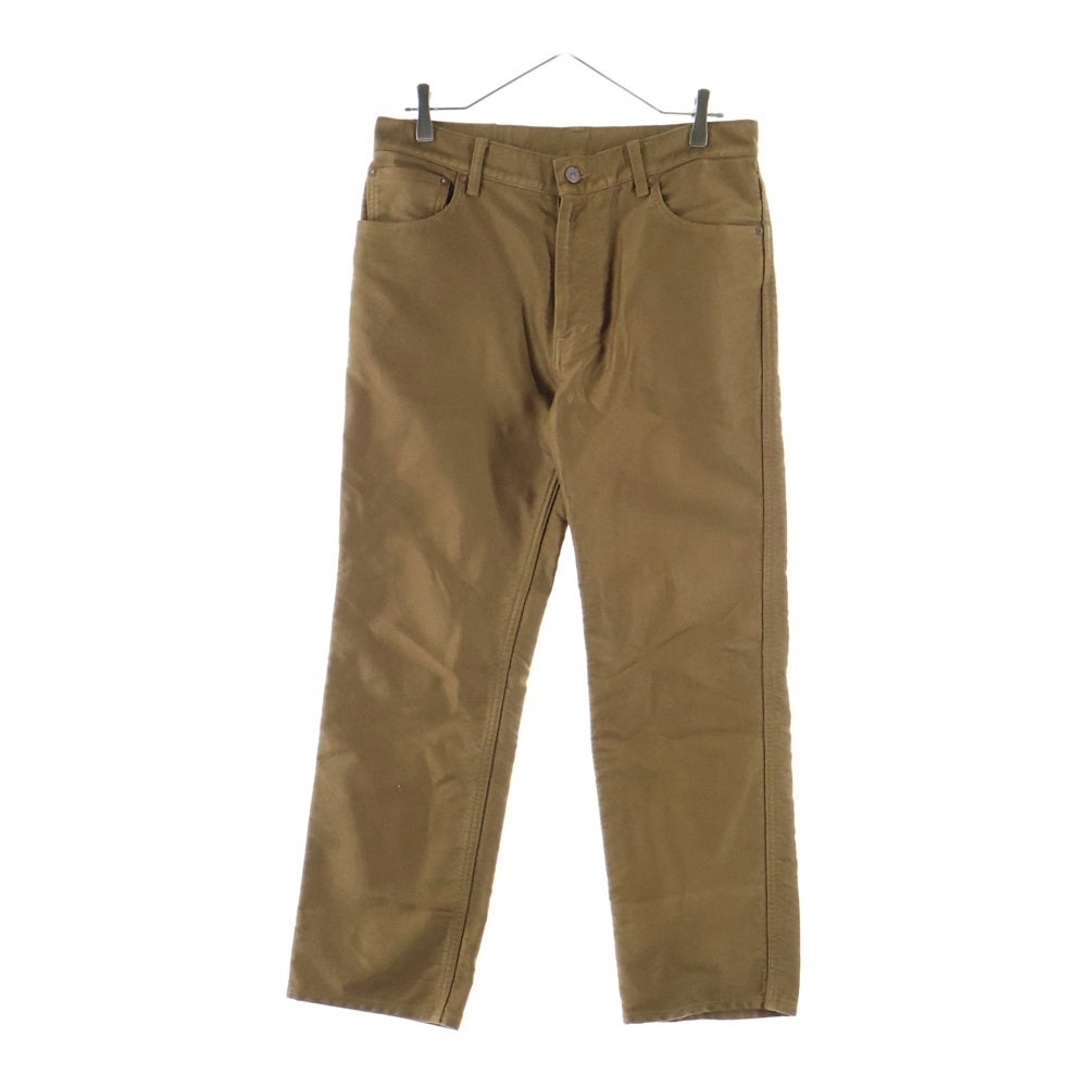 VISVIM(ヴィスヴィム) FLUXUS 10 MOLESKIN CHINO PANTS モールスキン チノパンツ ブラウン 0124205008001
