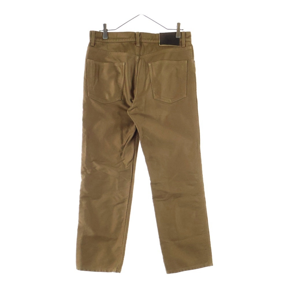 VISVIM(ヴィスヴィム) FLUXUS 10 MOLESKIN CHINO PANTS モールスキン チノパンツ ブラウン 0124205008001